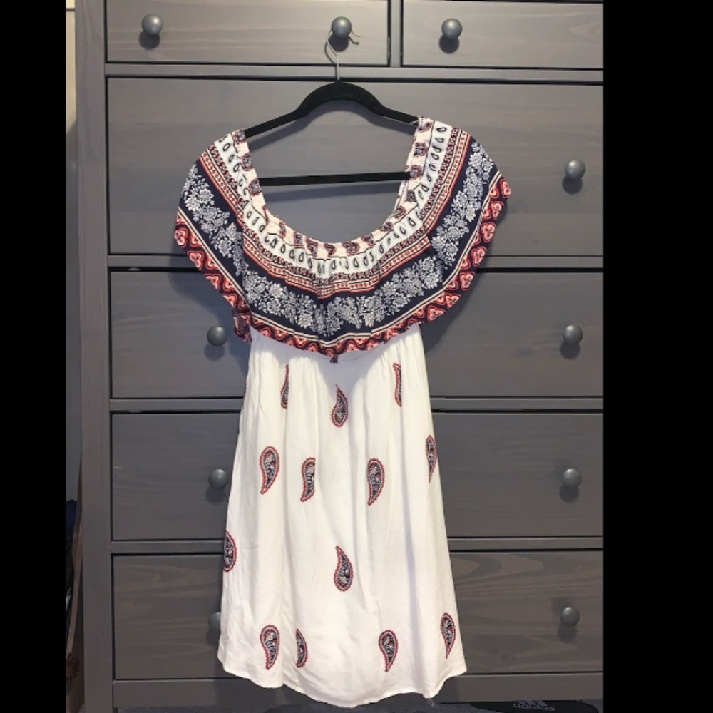 Off the shoulder dress